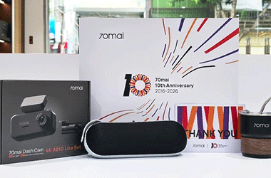 70mai kỷ niệm 10 năm: Ra mắt A810 Lite cùng hoạt động đặc biệt