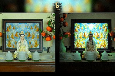 DecorNow - Ứng dụng công nghệ ánh sáng vào tranh tâm linh