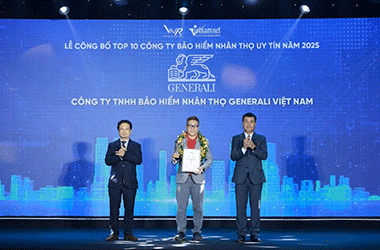 Generali Việt Nam vào Top 10 Công ty Bảo hiểm uy tín năm 2025