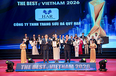 Thương hiệu HAR đạt danh hiệu 'Sản phẩm và Dịch vụ tốt nhất Việt Nam 2026'