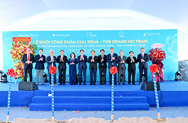 The Grand Ho Tram tổ chức lễ khởi công phân khu mới 35ha