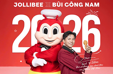 Bùi Công Nam trở thành gương mặt đại diện của Jollibee Việt Nam