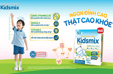 Váng sữa dinh dưỡng Kidsmix 'phủ sóng' trên toàn quốc