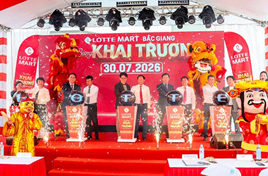 Khai trương Lotte Mart Bắc Giang, cơ hội trúng thưởng ô tô VinFast VF3