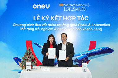 OneU và Lotusmiles bắt tay hợp tác liên kết điểm thưởng