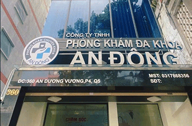 Dịch vụ đặt hẹn trực tuyến của Phòng khám An Đông, quận 5