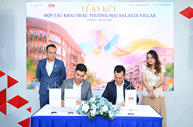 VinaLiving ký kết hợp tác với PCM, đưa loạt thương hiệu về Salacia Villas