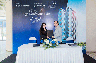 SonKim Land ký hợp đồng mua bán căn hộ Alta Height tại The 9 Stellars