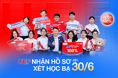 UEF nhận hồ sơ xét học bạ đến 30-6