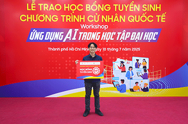Chương trình cử nhân quốc tế xét tuyển với điều kiện 'dễ thở'
