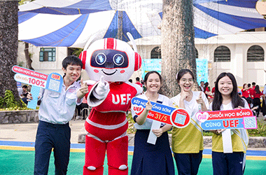 UEF bắt đầu nhận hồ sơ xét học bổng theo điểm học kỳ 1 lớp 12