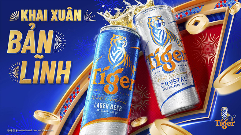 Tiger Beer chuyển mình với diện mạo mới