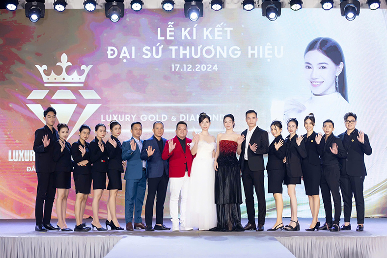 Thương hiệu Luxury Gold & Diamond công bố đại sứ thương hiệu