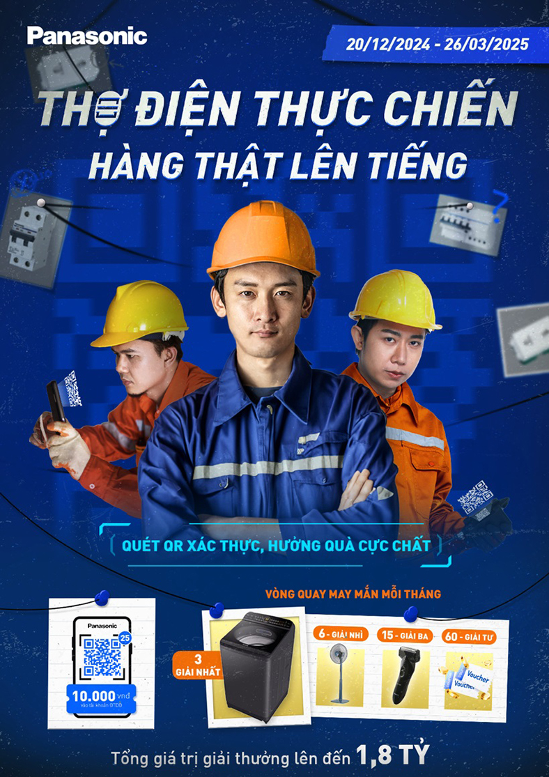 Panasonic tung chương trình tránh hàng giả