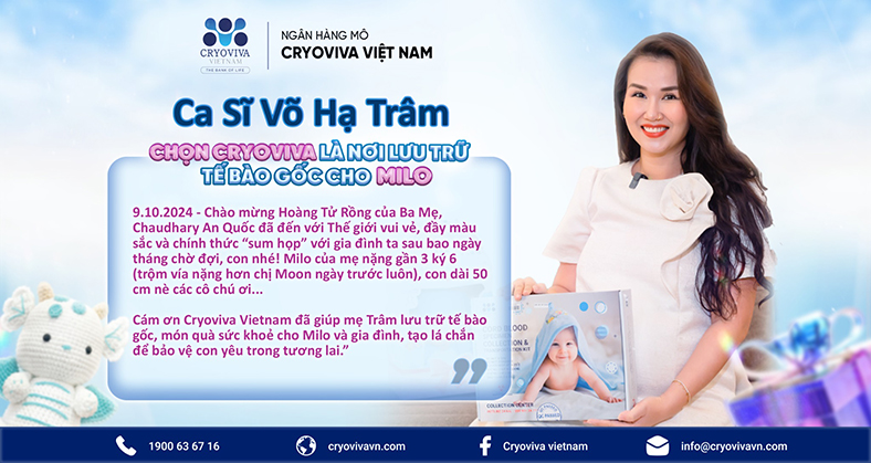 Ngân hàng mô Cryoviva đạt chứng nhận AABB của Hoa Kỳ