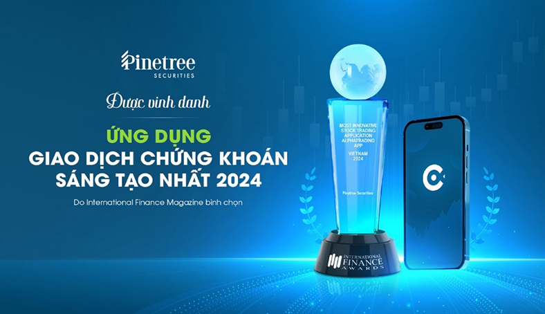 Pinetree đạt giải ứng dụng giao dịch chứng khoán sáng tạo