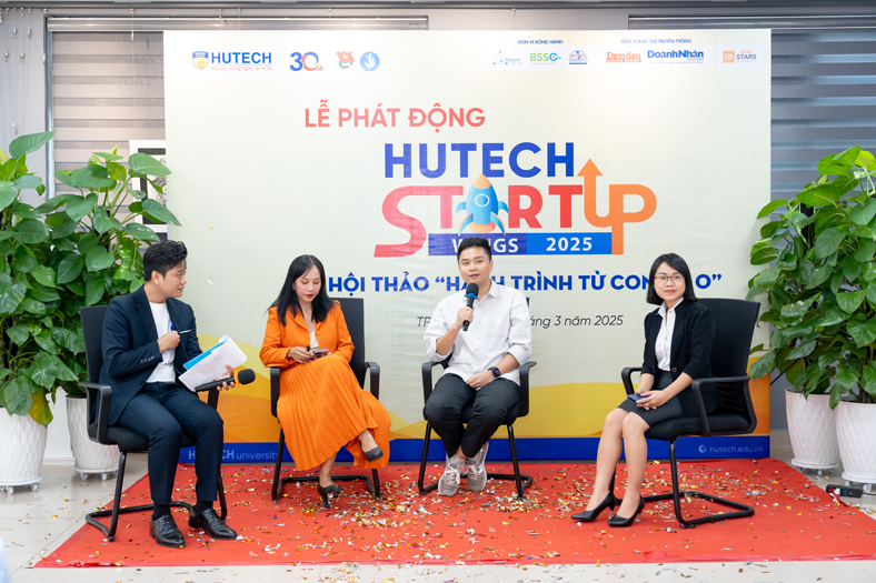 Khởi động sân chơi khởi nghiệp HUTECH Startup Wings 2025