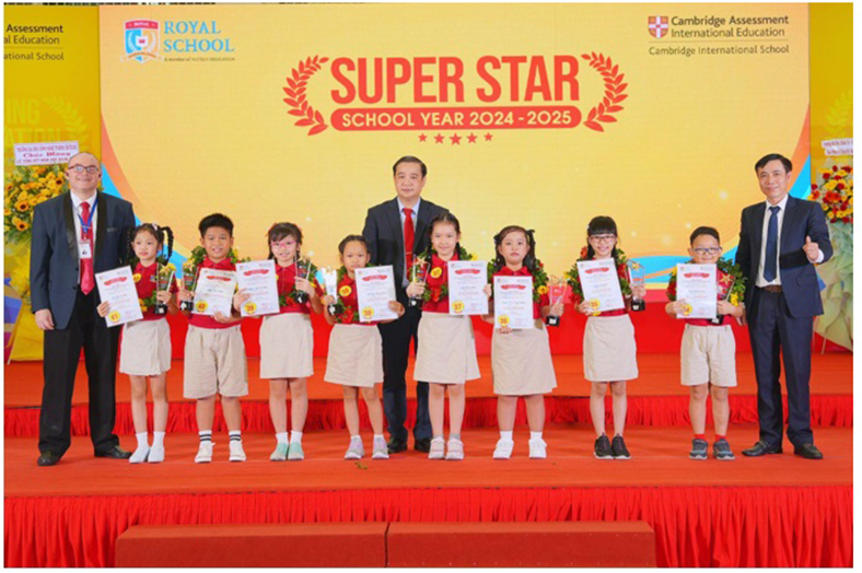 Dấu ấn trưởng thành của học sinh Royal School tại lễ tổng kết 2025