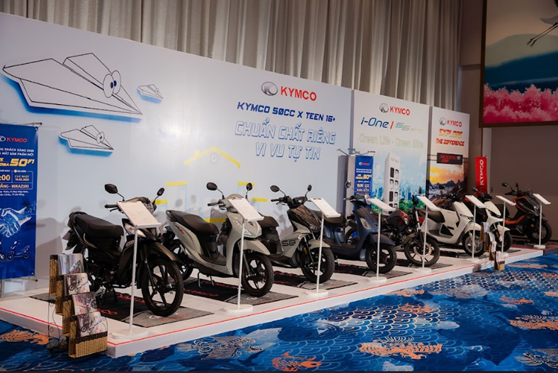 Kymco Việt Nam ra mắt xe Like 50Fi và Hermosa 50Fi
