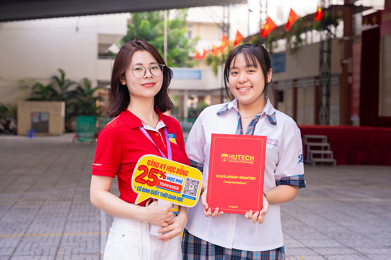 Đăng ký nguyện vọng HUTECH, nhận học bổng 25 học phí
