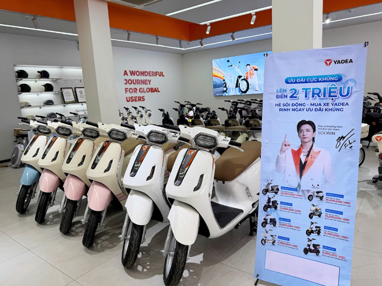 Yadea hỗ trợ người tiêu dùng chuyển đổi phương tiện xanh