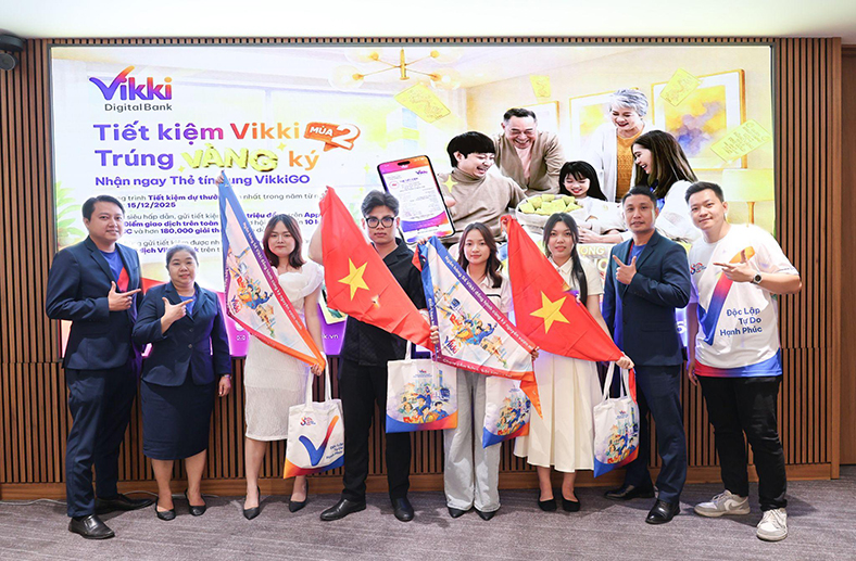 'Tiết kiệm Vikki Trúng VÀNG Ký' với 29 phần quà giá trị
