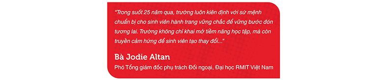 Chạm vào 'di sản' của RMIT: 25 năm kiến tạo