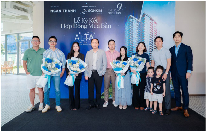SonKim Land ký hợp đồng mua bán căn hộ Alta Height tại The 9 Stellars
