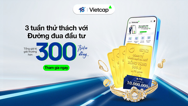 Vietcap đón tuổi mới với cuộc thi '3 tuần thử thách với đường đua đầu tư'
