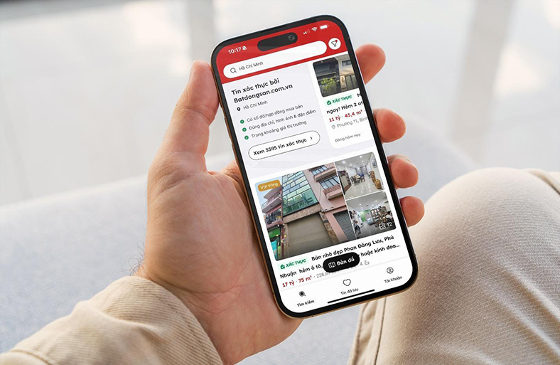 Xác thực tin đăng giúp tìm kiếm bất động sản nhanh chóng, an tâm hơn