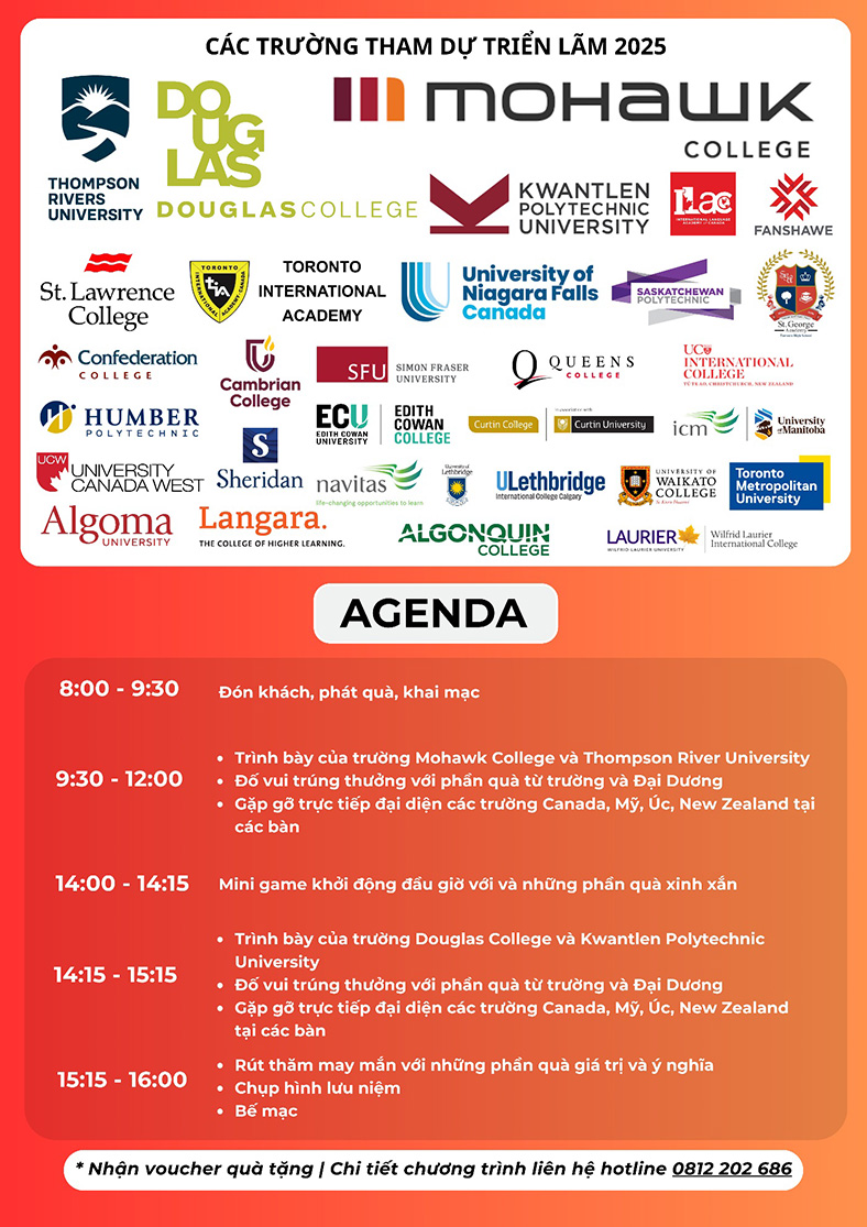 Triển lãm Du học 2025 mở rộng cơ hội cho học sinh Việt