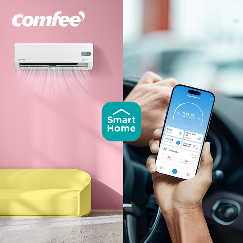 Sinh viên đỡ áp lực tiền điện nhờ điều hòa thông minh Comfee