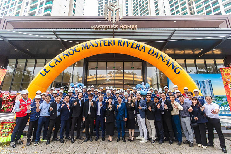 Cất nóc dự án Masteri Rivera Danang