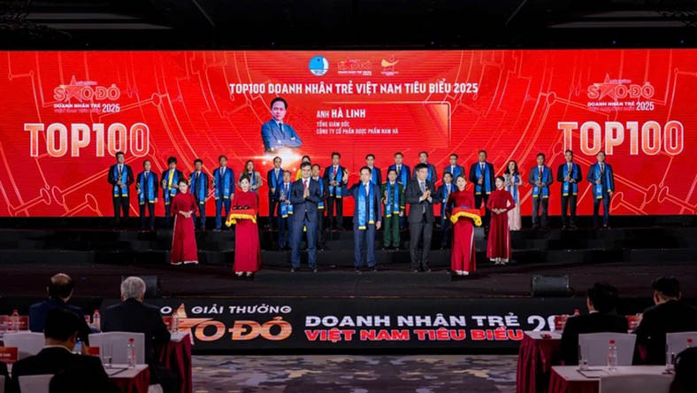Tổng giám đốc Dược Nam Hà được vinh danh Doanh nhân trẻ tiêu biểu 2025