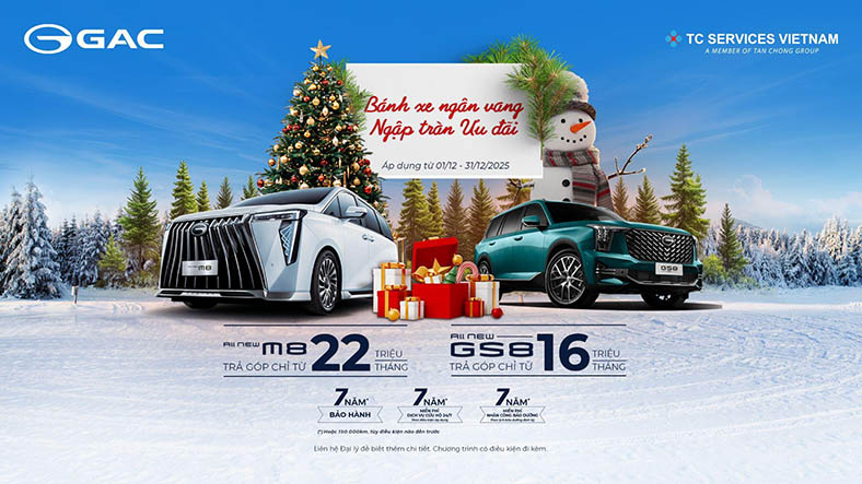 GAC Việt Nam khởi động chương trình ưu đãi đặc biệt tháng 12-2025