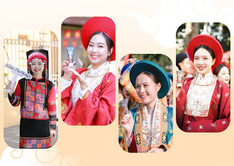 S:kin Heritage cùng Bách Hoa Bộ Hành lưu giữ Việt phục qua từng hành trình