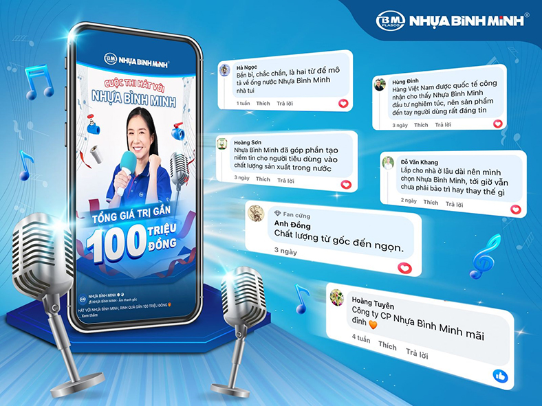 Nhựa Bình Minh: Xây dựng niềm tin qua tương tác số và trải nghiệm thực tế