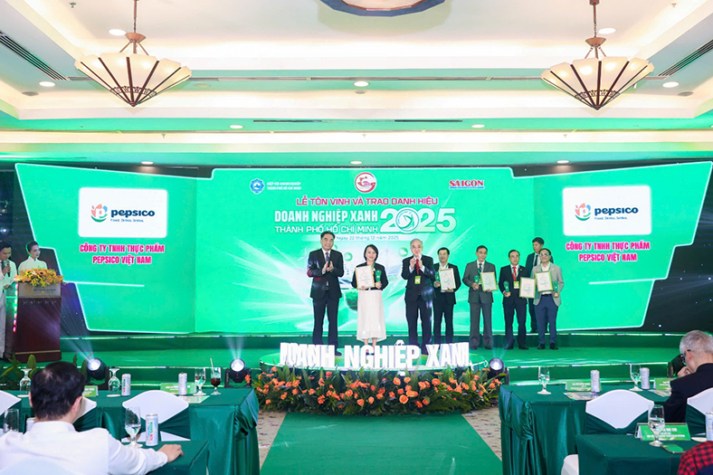 PepsiCo Foods Việt Nam được vinh danh Doanh nghiệp Xanh TP.HCM 2025
