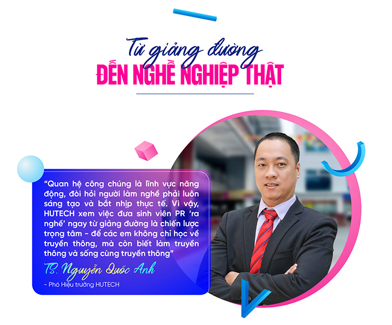 Hành trình làm nghề của sinh viên Quan hệ công chúng HUTECH