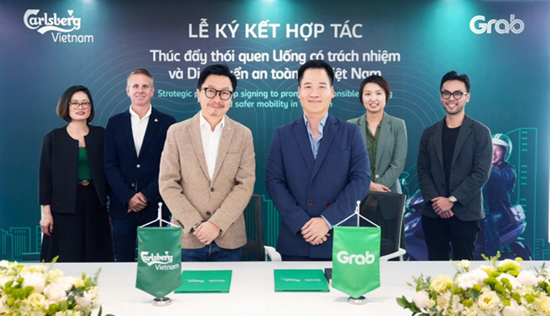 Carlsberg cùng Grab thúc đẩy thói quen uống có trách nhiệm, di chuyển an toàn