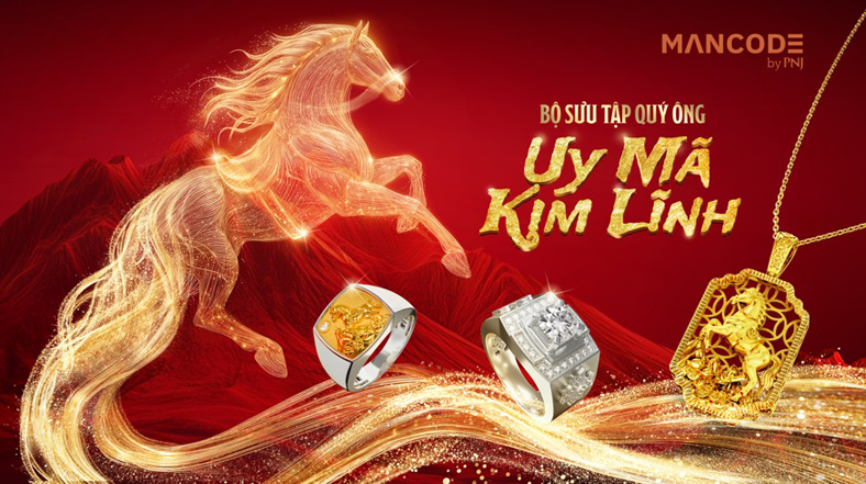 BST Uy Mã Kim Lĩnh - Tuyên ngôn trang sức của quý ông cho năm Bính Ngọ