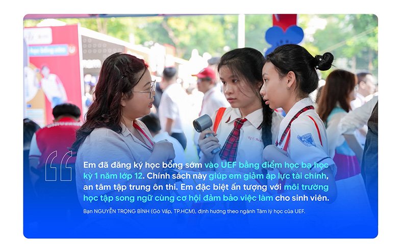 Thí sinh chọn xét học bổng sớm: An tâm suất vào đại học