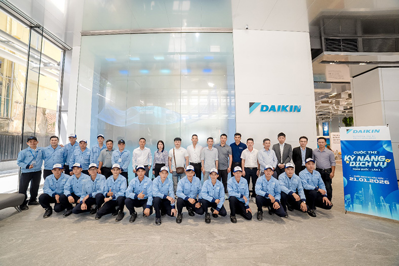 Daikin Vietnam tổ chức cuộc thi kỹ năng dịch vụ