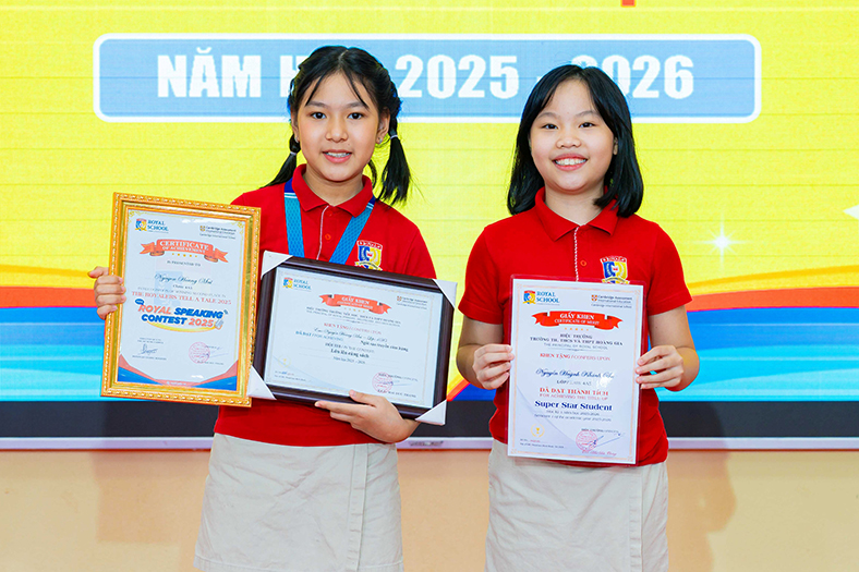 Chuỗi thành tích học thuật ấn tượng của học sinh Royal School