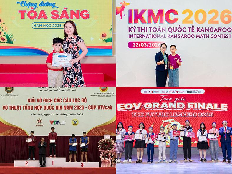 Chuỗi thành tích học thuật ấn tượng của học sinh Royal School