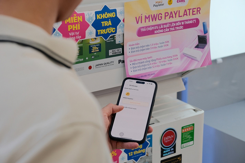 Giải nhiệt trước, trả tiền sau với ví MWG Paylater tại Điện Máy Xanh