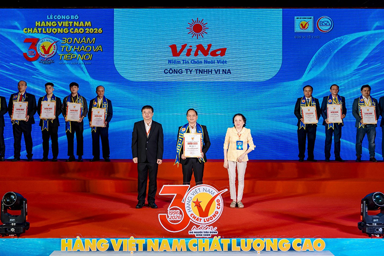 Vinafeed Group tiếp tục được vinh danh Hàng Việt Nam Chất lượng cao