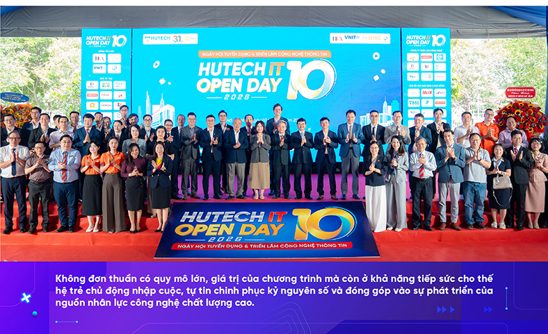 HUTECH IT OPEN DAY: 10 năm kết nối nhân lực công nghệ