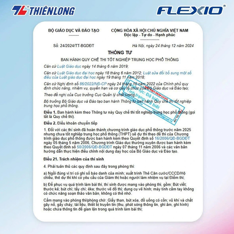 Máy tính khoa học Flexio đạt chuẩn mang vào phòng thi