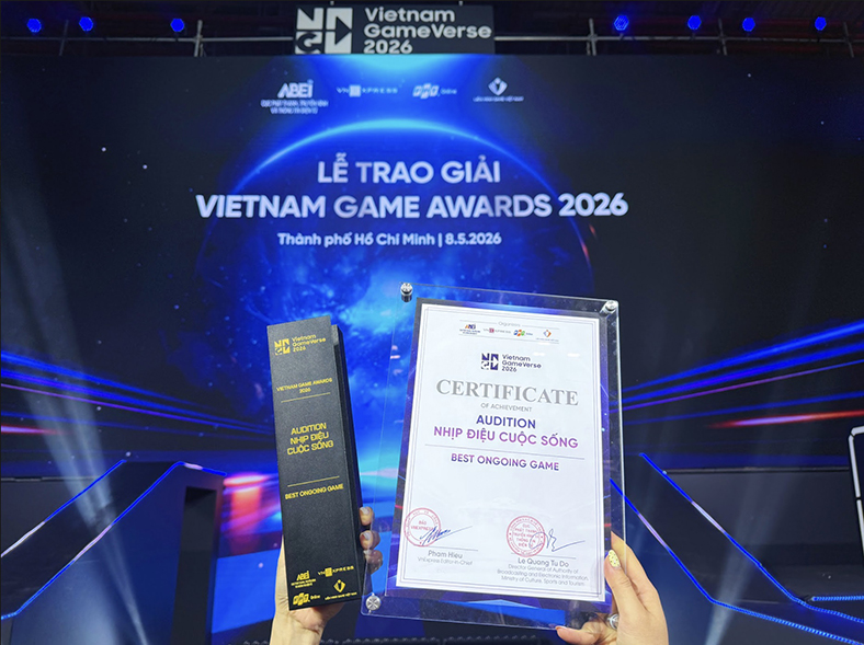 Audition thắng giải Game vượt thời gian tại Vietnam Game Awards 2026